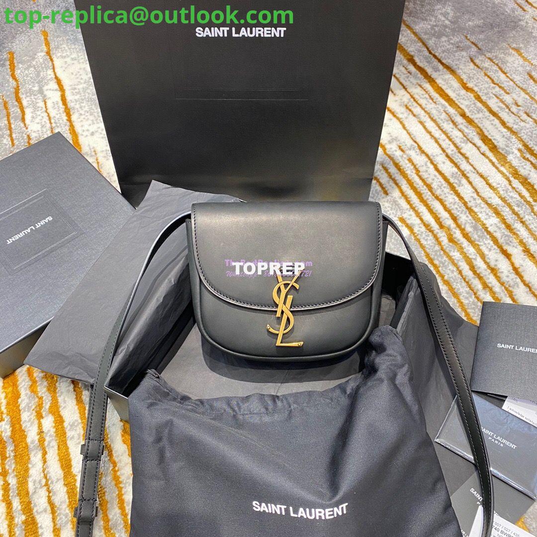 Replica Saint Laurent YSL Kaia Satchel In Smooth Vintage Leather 619740 Black 3 Replica Saint Laurent YSL Kaia Satchel In Smooth Vintage Leather 619740 Black 3