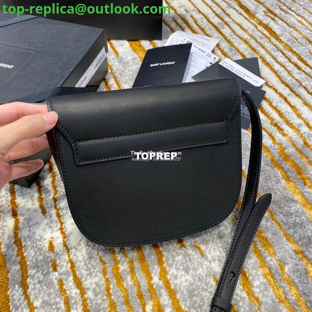 Replica Saint Laurent YSL Kaia Satchel In Smooth Vintage Leather 619740 Black 12 Replica Saint Laurent YSL Kaia Satchel In Smooth Vintage Leather 619740 Black 12