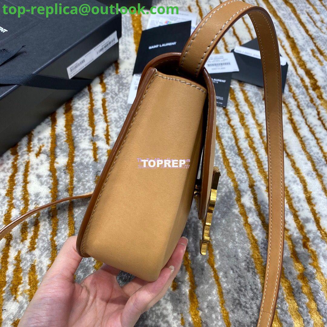 Replica Saint Laurent YSL Kaia Satchel In Smooth Vintage Leather 619740 Brown 6 Replica Saint Laurent YSL Kaia Satchel In Smooth Vintage Leather 619740 Brown 6