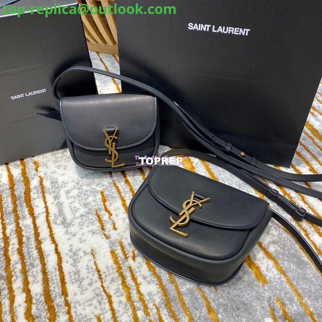 Replica Saint Laurent YSL Kaia Satchel In Smooth Vintage Leather 619740 Black 13 Replica Saint Laurent YSL Kaia Satchel In Smooth Vintage Leather 619740 Black 13