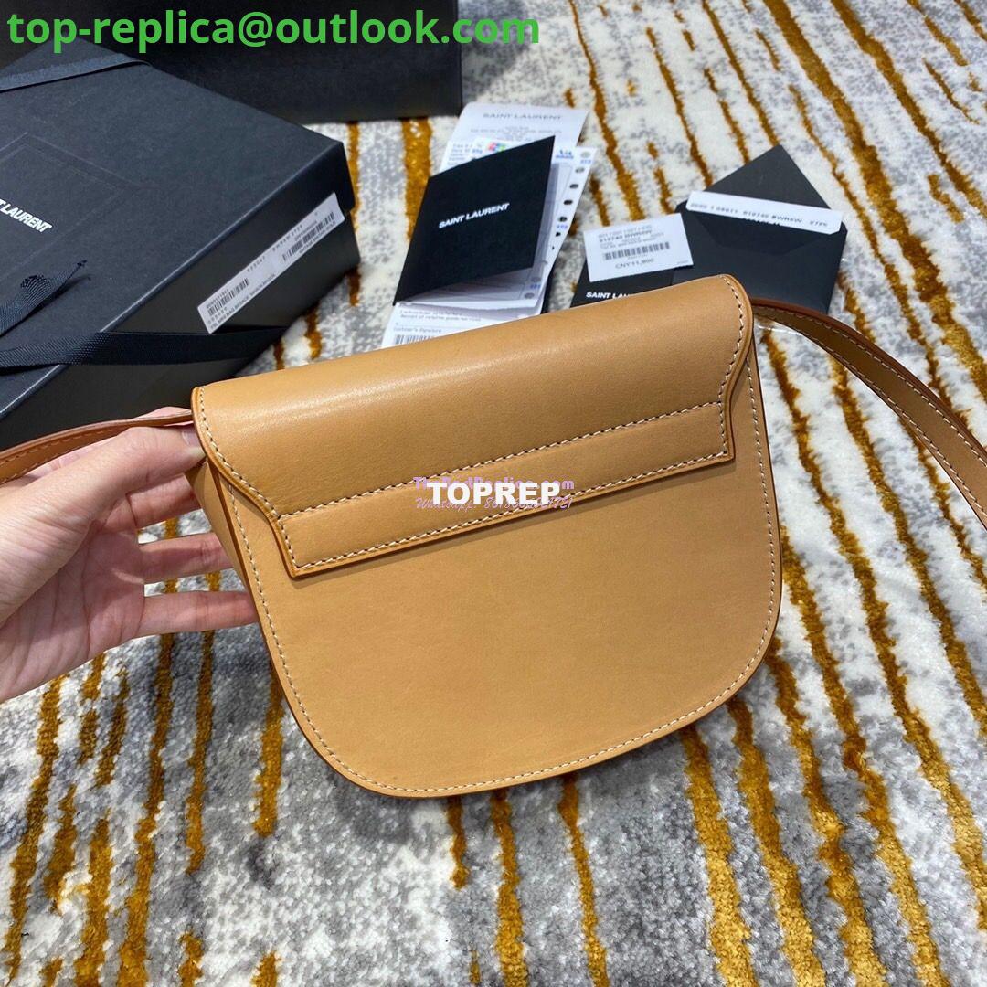Replica Saint Laurent YSL Kaia Satchel In Smooth Vintage Leather 619740 Brown 8 Replica Saint Laurent YSL Kaia Satchel In Smooth Vintage Leather 619740 Brown 8
