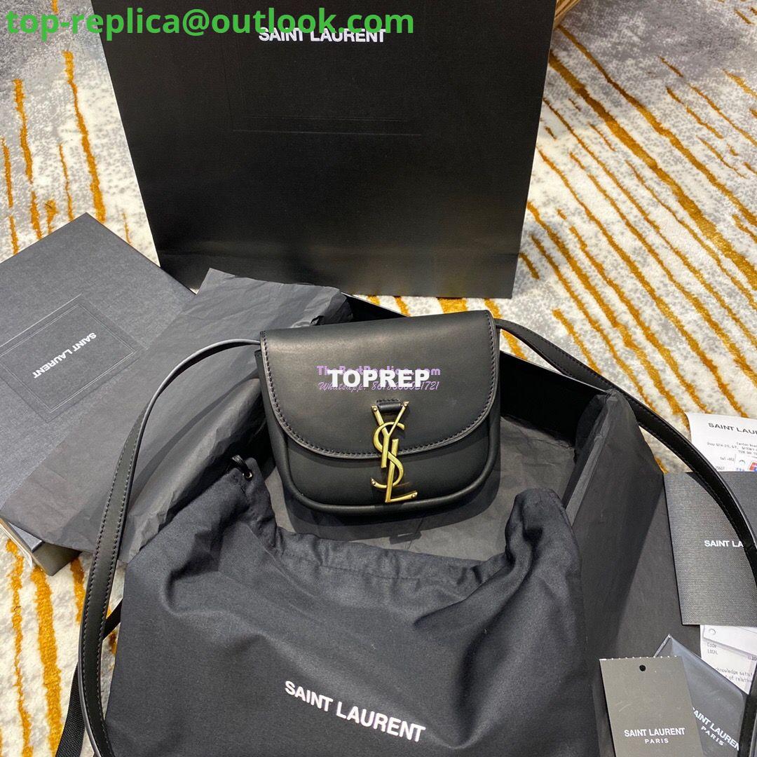 Replica Saint Laurent YSL Kaia Satchel In Smooth Vintage Leather 619740 Black 14 Replica Saint Laurent YSL Kaia Satchel In Smooth Vintage Leather 619740 Black 14