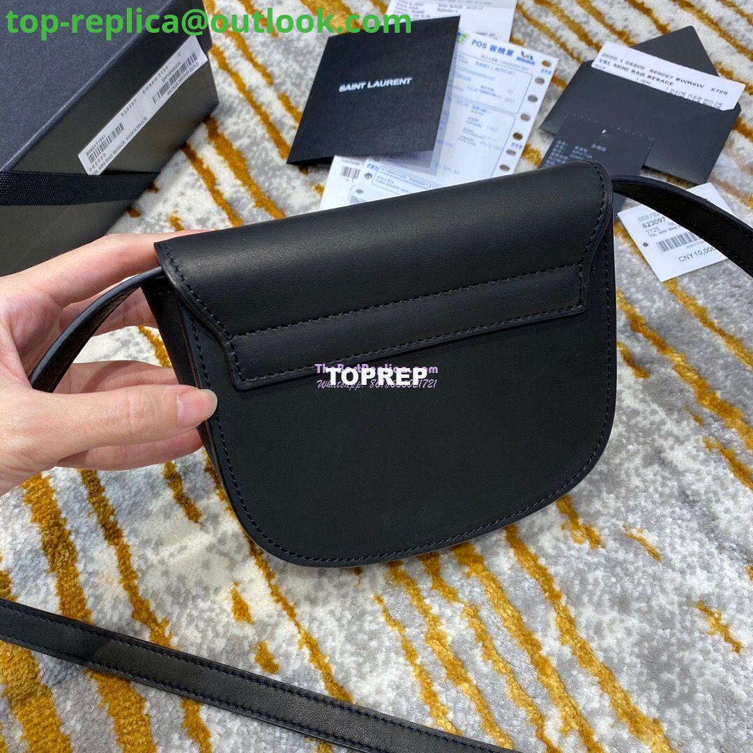 Replica Saint Laurent YSL Kaia Satchel In Smooth Vintage Leather 619740 Black 16 Replica Saint Laurent YSL Kaia Satchel In Smooth Vintage Leather 619740 Black 16
