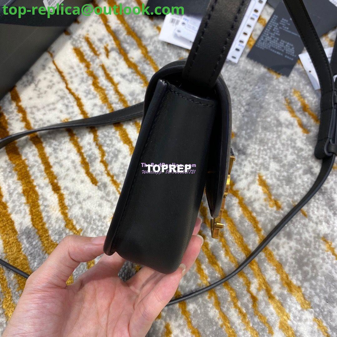 Replica Saint Laurent YSL Kaia Satchel In Smooth Vintage Leather 619740 Black 17 Replica Saint Laurent YSL Kaia Satchel In Smooth Vintage Leather 619740 Black 17