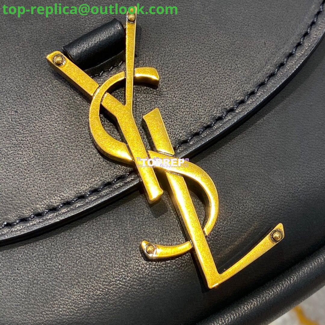 Replica Saint Laurent YSL Kaia Satchel In Smooth Vintage Leather 619740 Black 18 Replica Saint Laurent YSL Kaia Satchel In Smooth Vintage Leather 619740 Black 18