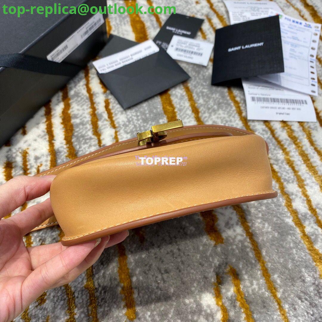 Replica Saint Laurent YSL Kaia Satchel In Smooth Vintage Leather 619740 Brown 18 Replica Saint Laurent YSL Kaia Satchel In Smooth Vintage Leather 619740 Brown 18