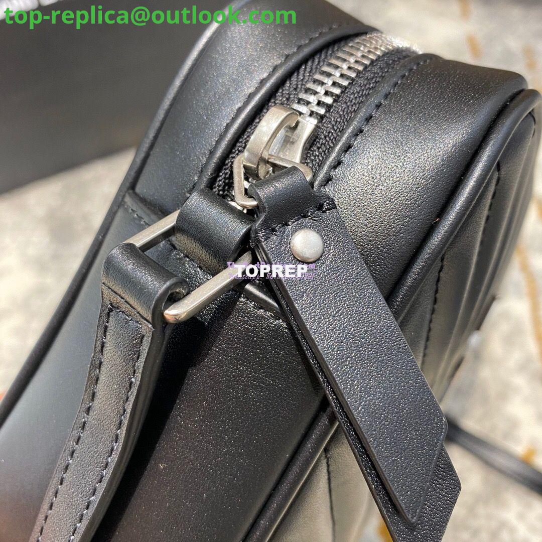 Replica YSL Saint Laurent LouLou Camera Bag in Matelassé Leather 520534 Black in Silver Hardware 10 Replica YSL Saint Laurent LouLou Camera Bag in Matelassé Leather 520534 Black in Silver Hardware 10