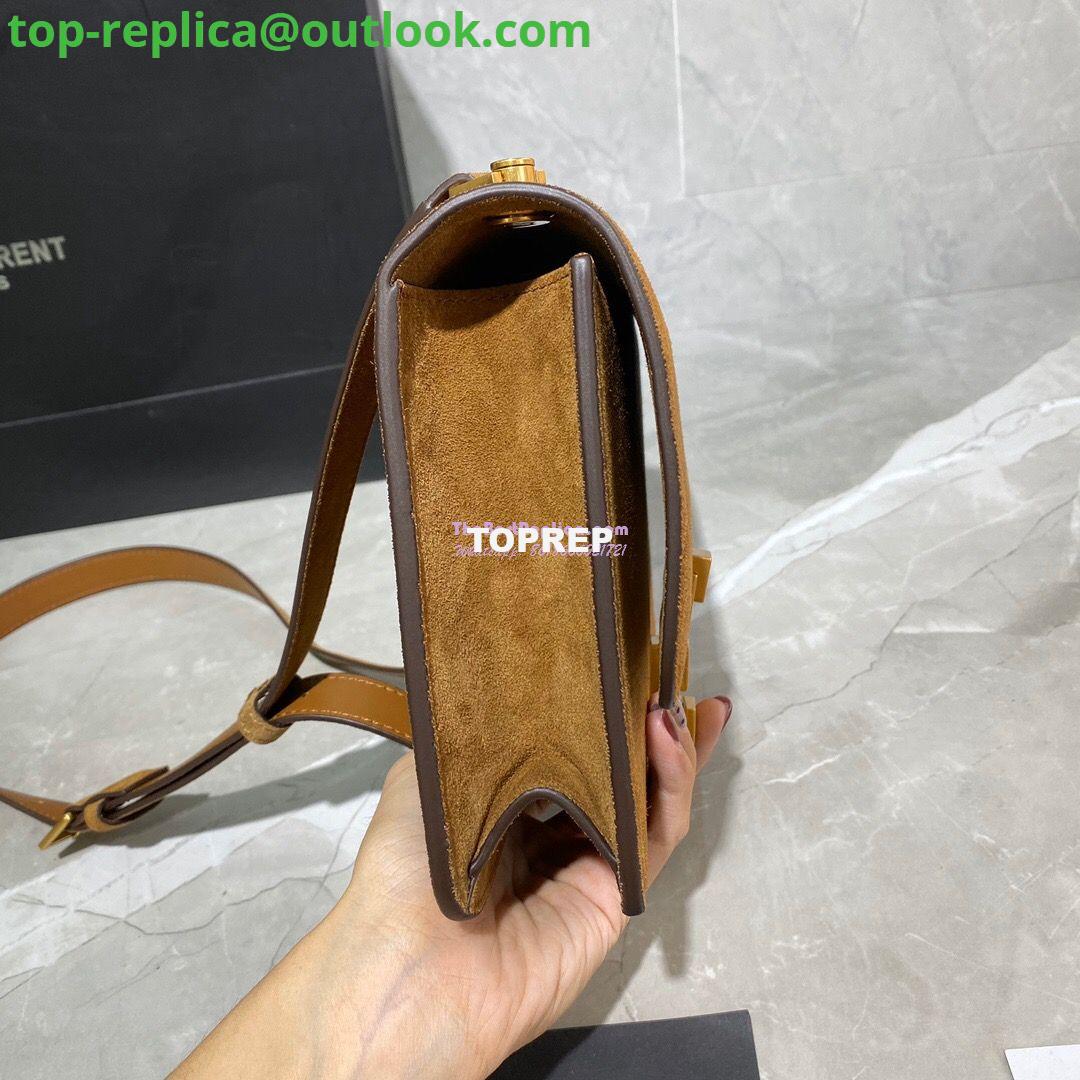 Replica Yves Saint Laurent YSL Carre Satchel In Suede 585060 Brown 5 Replica Yves Saint Laurent YSL Carre Satchel In Suede 585060 Brown 5
