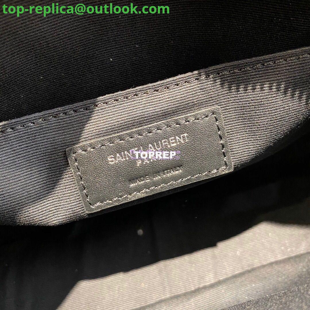 Replica YSL Saint Laurent LouLou Camera Bag in Matelassé Leather 520534 Black in Silver Hardware 12 Replica YSL Saint Laurent LouLou Camera Bag in Matelassé Leather 520534 Black in Silver Hardware 12