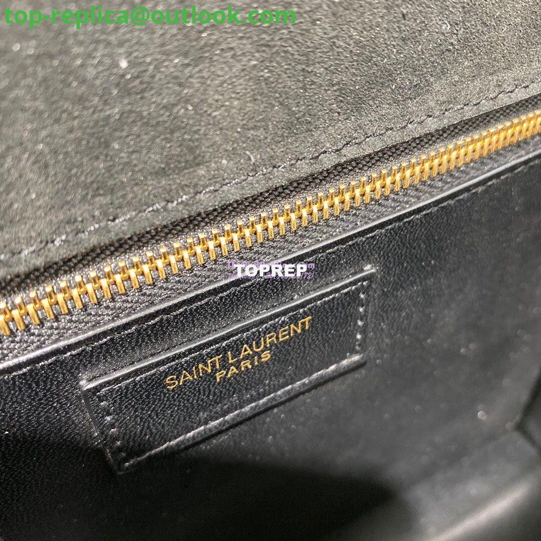Replica Yves Saint Laurent YSL Carre Satchel In Suede 585060 Black 10 Replica Yves Saint Laurent YSL Carre Satchel In Suede 585060 Black 10