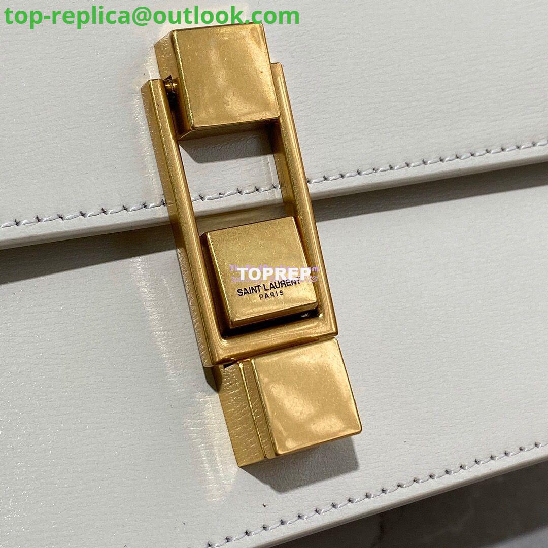 Replica Yves Saint Laurent YSL Carre Satchel In Smooth Leather 585060 Blanc 4 Replica Yves Saint Laurent YSL Carre Satchel In Smooth Leather 585060 Blanc 4