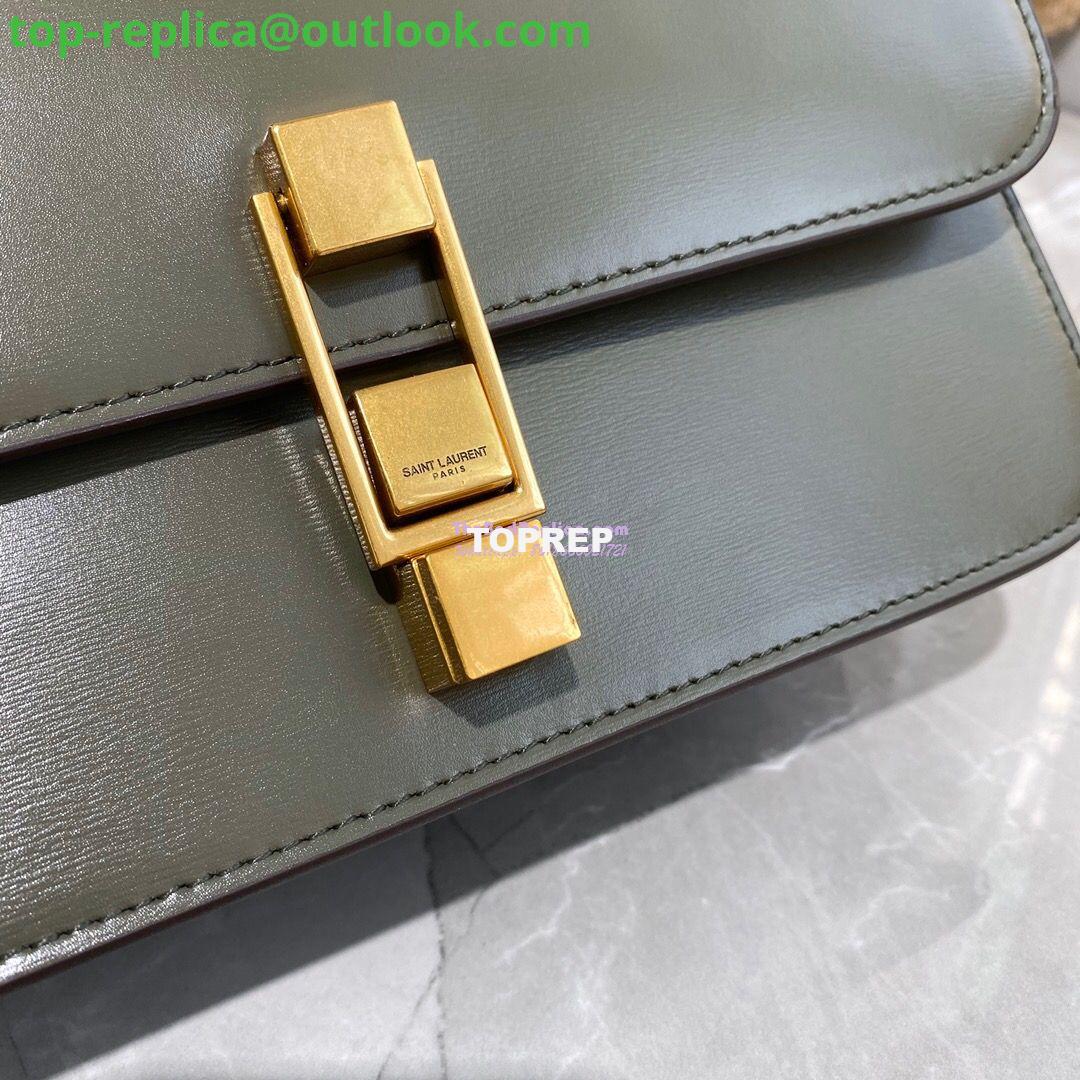 Replica Yves Saint Laurent YSL Carre Satchel In Smooth Leather 585060 Green 3 Replica Yves Saint Laurent YSL Carre Satchel In Smooth Leather 585060 Green 3