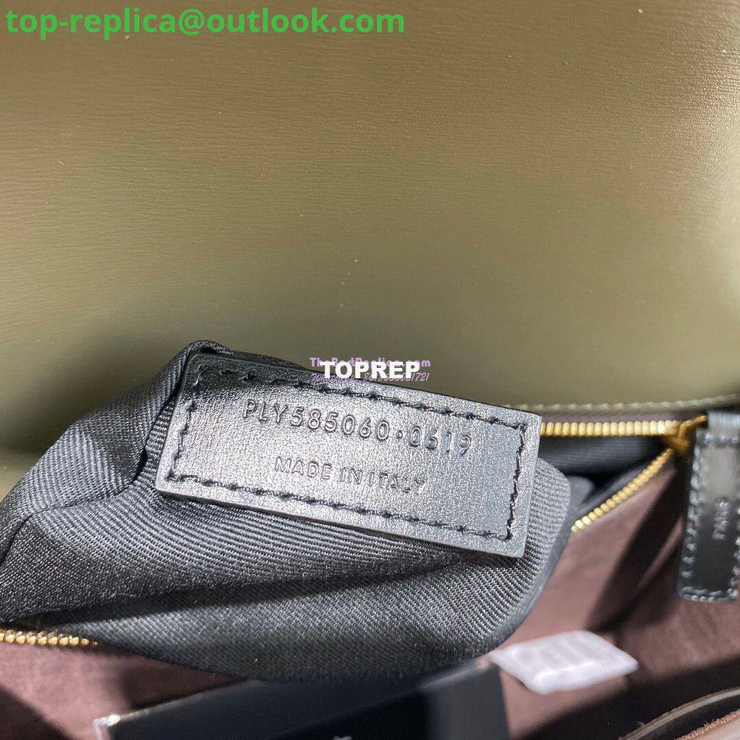 Replica Yves Saint Laurent YSL Carre Satchel In Smooth Leather 585060 Green 11 Replica Yves Saint Laurent YSL Carre Satchel In Smooth Leather 585060 Green 11