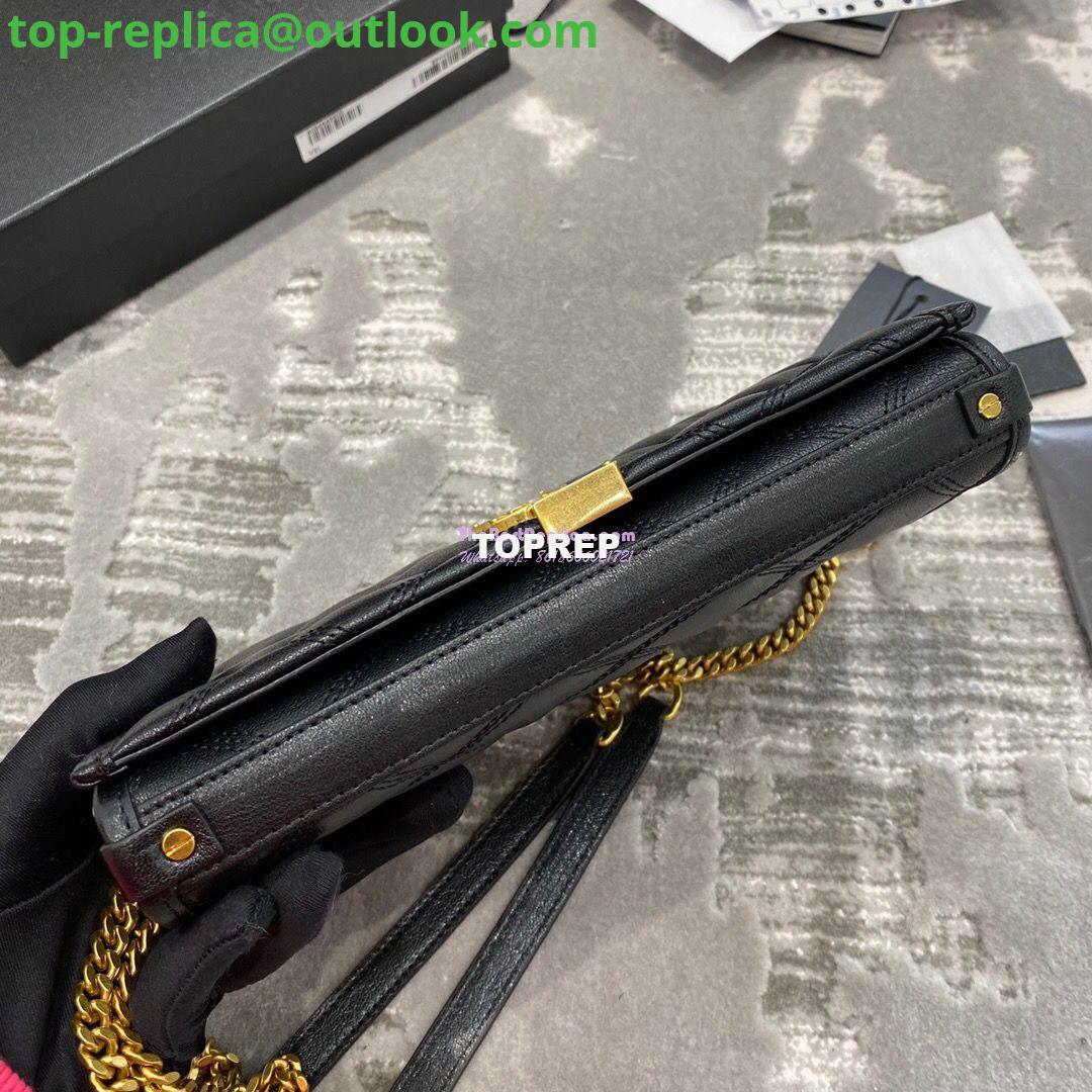 Replica YSL Saint Laurent Becky Chain Wallet In Diamond-quilted Lambskin 5850311 Black 6 Replica YSL Saint Laurent Becky Chain Wallet In Diamond-quilted Lambskin 5850311 Black 6