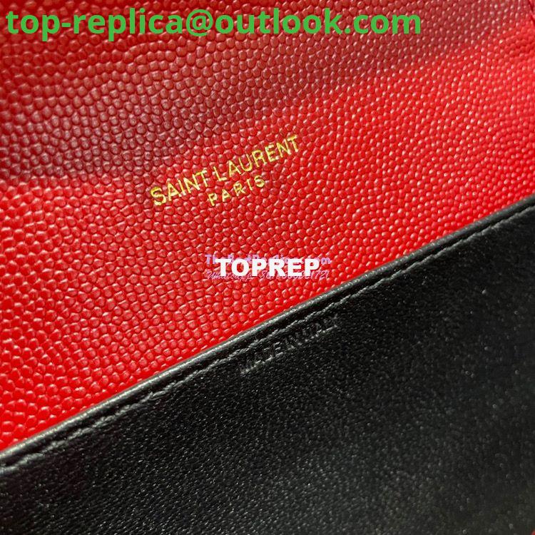 Replica YSL Saint Laurent Uptown Chain Wallet In Grain De Poudre Embossed Leather 6077881 Red 11 Replica YSL Saint Laurent Uptown Chain Wallet In Grain De Poudre Embossed Leather 6077881 Red 11