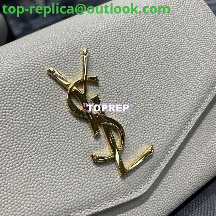 Replica YSL Saint Laurent Uptown Chain Wallet In Grain De Poudre Embossed Leather 6077881 White 3 Replica YSL Saint Laurent Uptown Chain Wallet In Grain De Poudre Embossed Leather 6077881 White 3