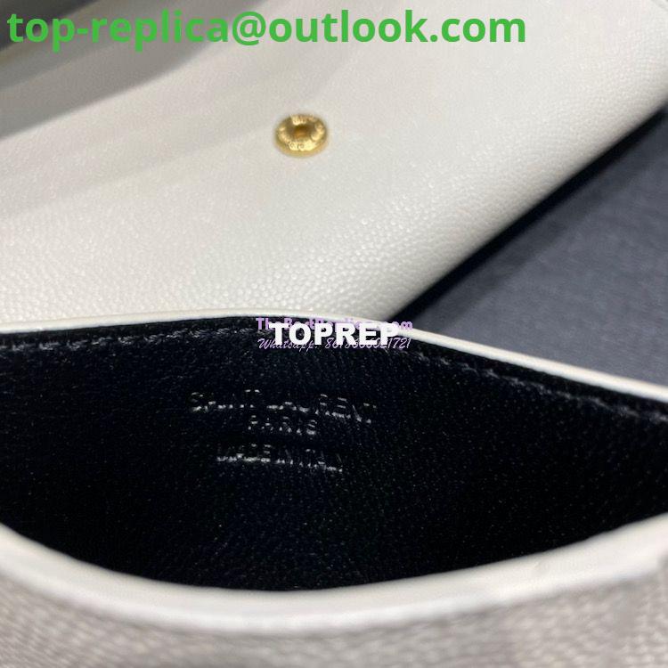 Replica YSL Saint Laurent Uptown Chain Wallet In Grain De Poudre Embossed Leather 6077881 White 9 Replica YSL Saint Laurent Uptown Chain Wallet In Grain De Poudre Embossed Leather 6077881 White 9