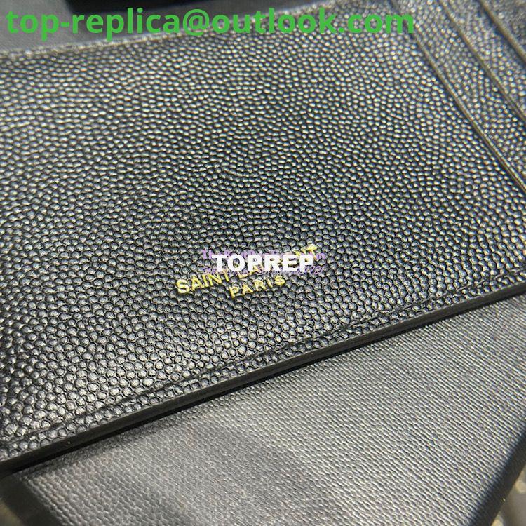 Replica YSL Saint Laurent Uptown Chain Wallet In Grain De Poudre Embossed Leather 6077881 Black 9 Replica YSL Saint Laurent Uptown Chain Wallet In Grain De Poudre Embossed Leather 6077881 Black 9