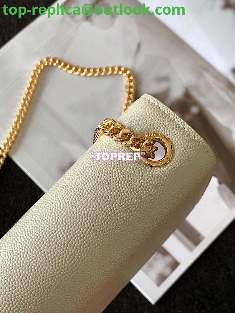 Replica YSL Saint Laurent Classic Medium Kate In Grained De Poudre Textured Leather White 6 Replica YSL Saint Laurent Classic Medium Kate In Grained De Poudre Textured Leather White 6