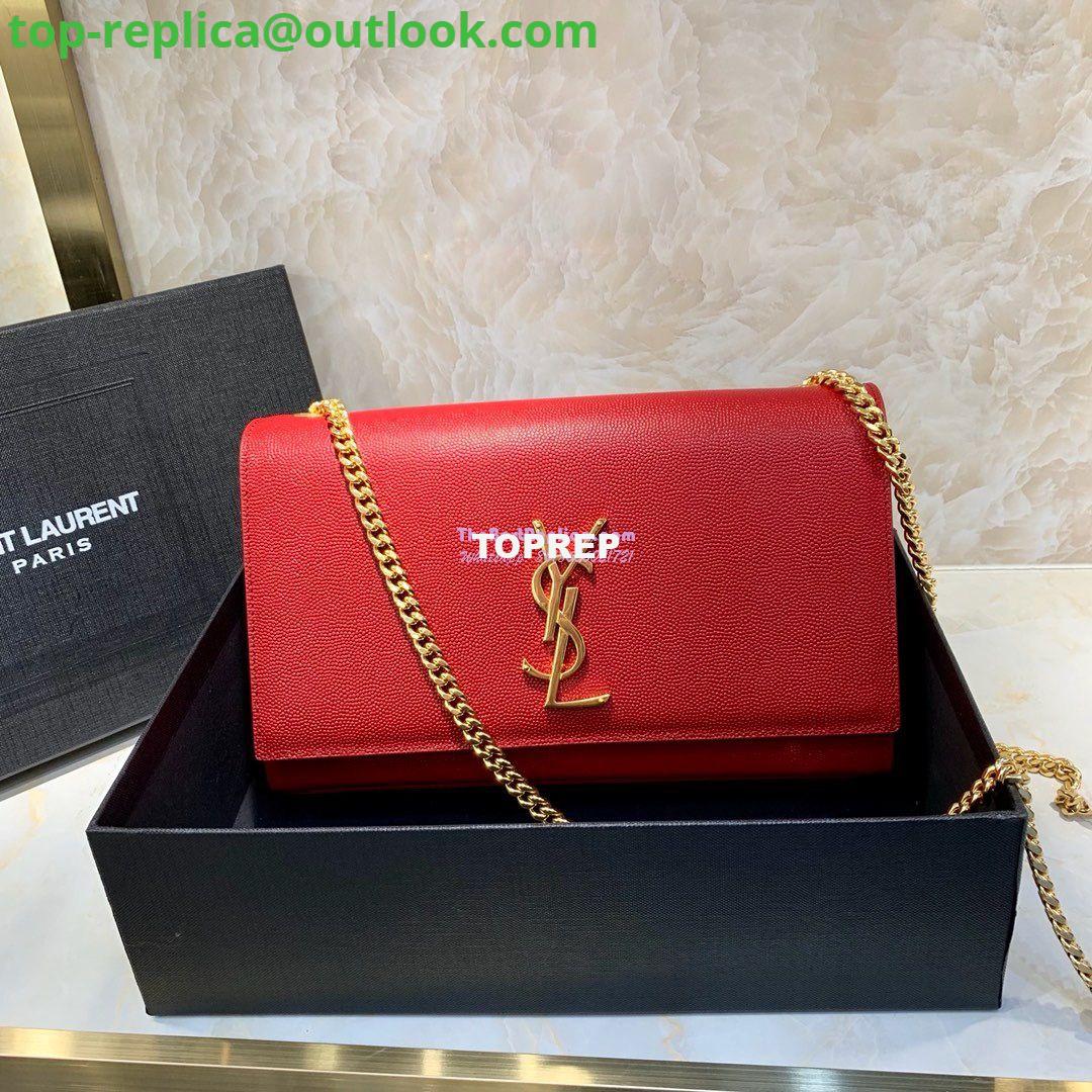 Replica YSL Saint Laurent Classic Medium Kate In Grained De Poudre Textured Leather Red Replica YSL Saint Laurent Classic Medium Kate In Grained De Poudre Textured Leather Red