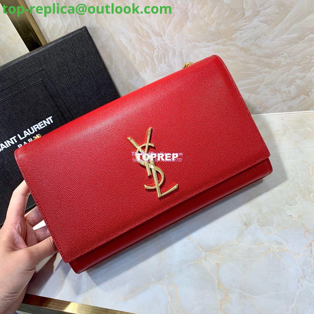 Replica YSL Saint Laurent Classic Medium Kate In Grained De Poudre Textured Leather Red 2 Replica YSL Saint Laurent Classic Medium Kate In Grained De Poudre Textured Leather Red 2