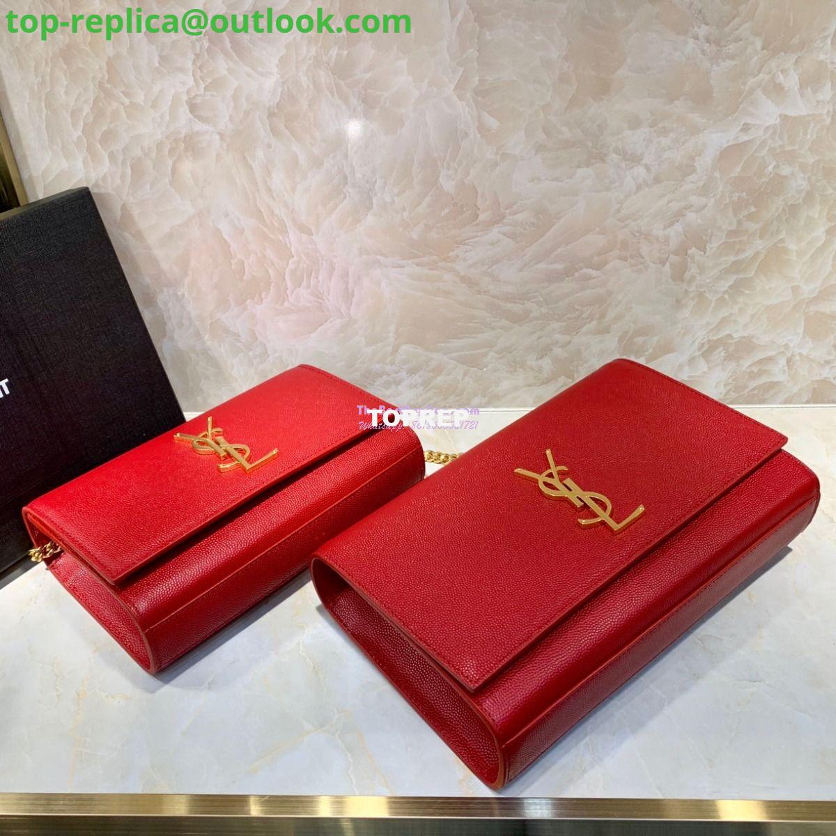 Replica YSL Saint Laurent Classic Medium Kate In Grained De Poudre Textured Leather Red 10 Replica YSL Saint Laurent Classic Medium Kate In Grained De Poudre Textured Leather Red 10