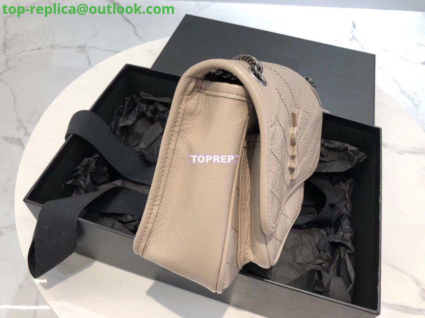 Replica YSL Saint Laurent Niki Baby In Crinkled Vintage Leather 533037 Light Natural 4 Replica YSL Saint Laurent Niki Baby In Crinkled Vintage Leather 533037 Light Natural 4