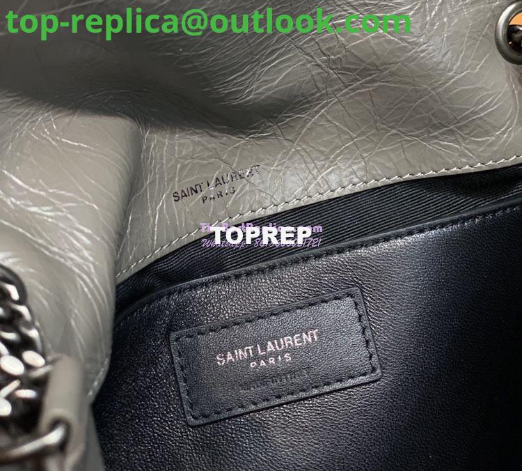 Replica YSL Saint Laurent Niki Baby In Crinkled Vintage Leather 533037 Fog 7 Replica YSL Saint Laurent Niki Baby In Crinkled Vintage Leather 533037 Fog 7