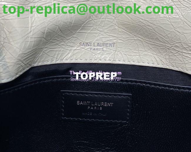 Replica YSL Saint Laurent Niki Baby In Crinkled Vintage Leather 533037 Blanc 6 Replica YSL Saint Laurent Niki Baby In Crinkled Vintage Leather 533037 Blanc 6