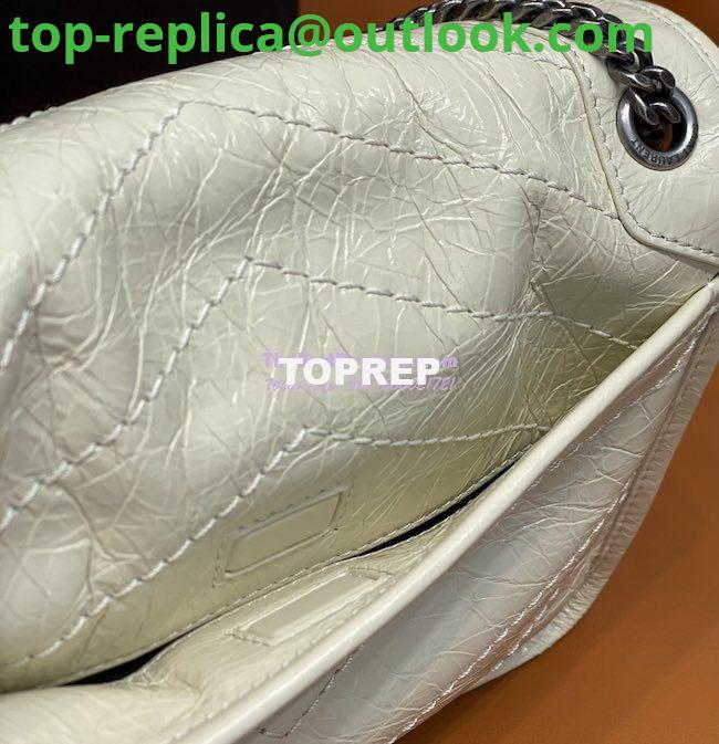 Replica YSL Saint Laurent Niki Baby In Crinkled Vintage Leather 533037 Blanc 9 Replica YSL Saint Laurent Niki Baby In Crinkled Vintage Leather 533037 Blanc 9