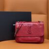 Replica YSL Saint Laurent Niki Baby In Crinkled Vintage Leather 533037 Black 15 Replica YSL Saint Laurent Niki Baby In Crinkled Vintage Leather 533037 Black 15