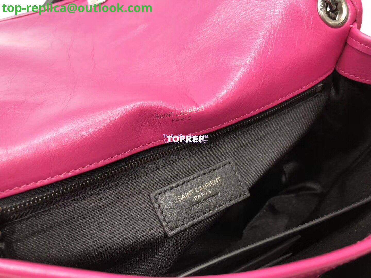 Replica YSL Saint Laurent Niki Chain Bag In Vintage Crinkled And Quilted Leather 498894 Rosy Pink 9 Replica YSL Saint Laurent Niki Chain Bag In Vintage Crinkled And Quilted Leather 498894 Rosy Pink 9