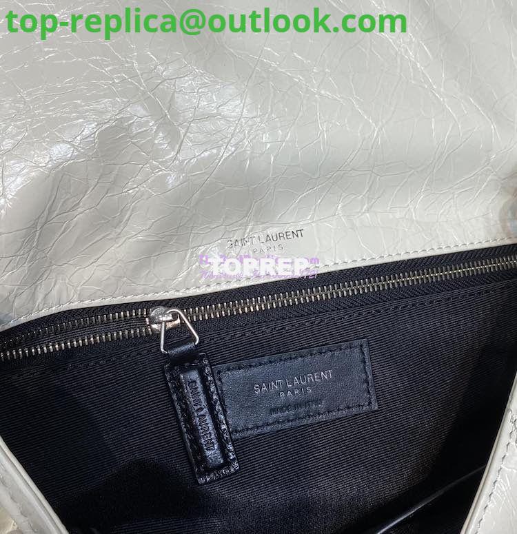 Replica YSL Saint Laurent Niki Chain Bag In Vintage Crinkled And Quilted Leather 498894 Blanc 5 Replica YSL Saint Laurent Niki Chain Bag In Vintage Crinkled And Quilted Leather 498894 Blanc 5