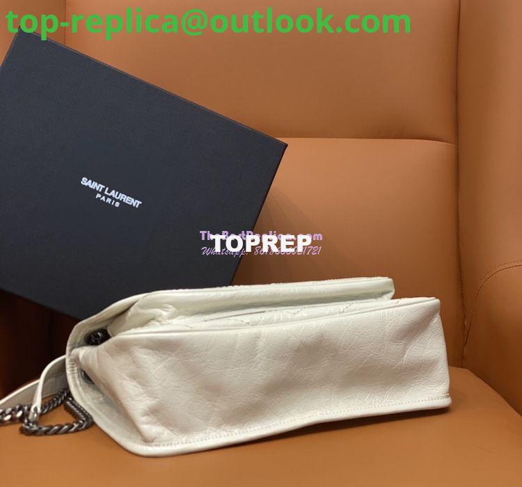 Replica YSL Saint Laurent Niki Chain Bag In Vintage Crinkled And Quilted Leather 498894 Blanc 7 Replica YSL Saint Laurent Niki Chain Bag In Vintage Crinkled And Quilted Leather 498894 Blanc 7