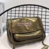 Replica Yves Saint Laurent YSL Niki Baby in Metallic Leather Champagne Gold 13 Replica Yves Saint Laurent YSL Niki Baby in Metallic Leather Champagne Gold 13