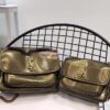 Replica Yves Saint Laurent YSL Niki Baby in Metallic Leather Black 12