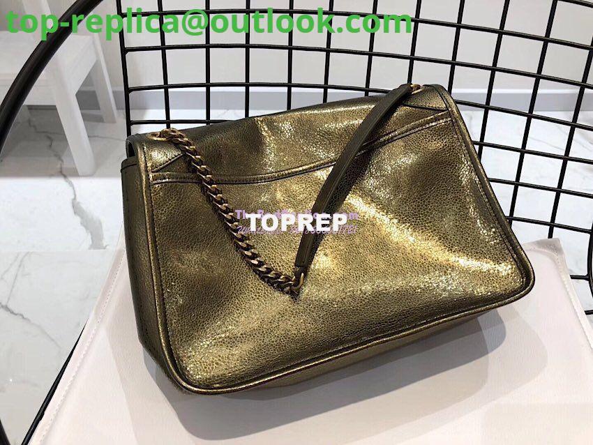 Replica Yves Saint Laurent YSL Niki Medium in Metallic Leather Champagne Gold 11 Replica Yves Saint Laurent YSL Niki Medium in Metallic Leather Champagne Gold 11