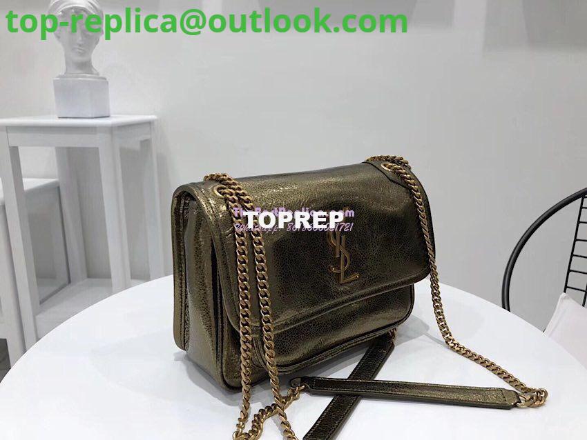 Replica Yves Saint Laurent YSL Niki Baby in Metallic Leather Champagne Gold 4 Replica Yves Saint Laurent YSL Niki Baby in Metallic Leather Champagne Gold 4