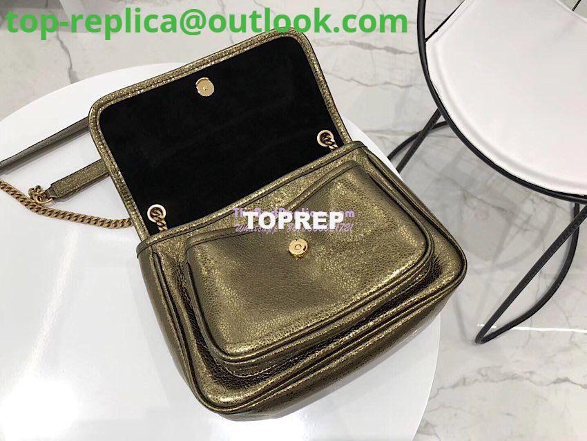Replica Yves Saint Laurent YSL Niki Baby in Metallic Leather Champagne Gold 7 Replica Yves Saint Laurent YSL Niki Baby in Metallic Leather Champagne Gold 7
