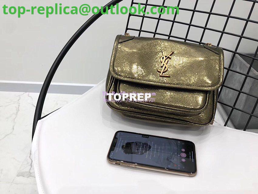 Replica Yves Saint Laurent YSL Niki Baby in Metallic Leather Champagne Gold 11 Replica Yves Saint Laurent YSL Niki Baby in Metallic Leather Champagne Gold 11