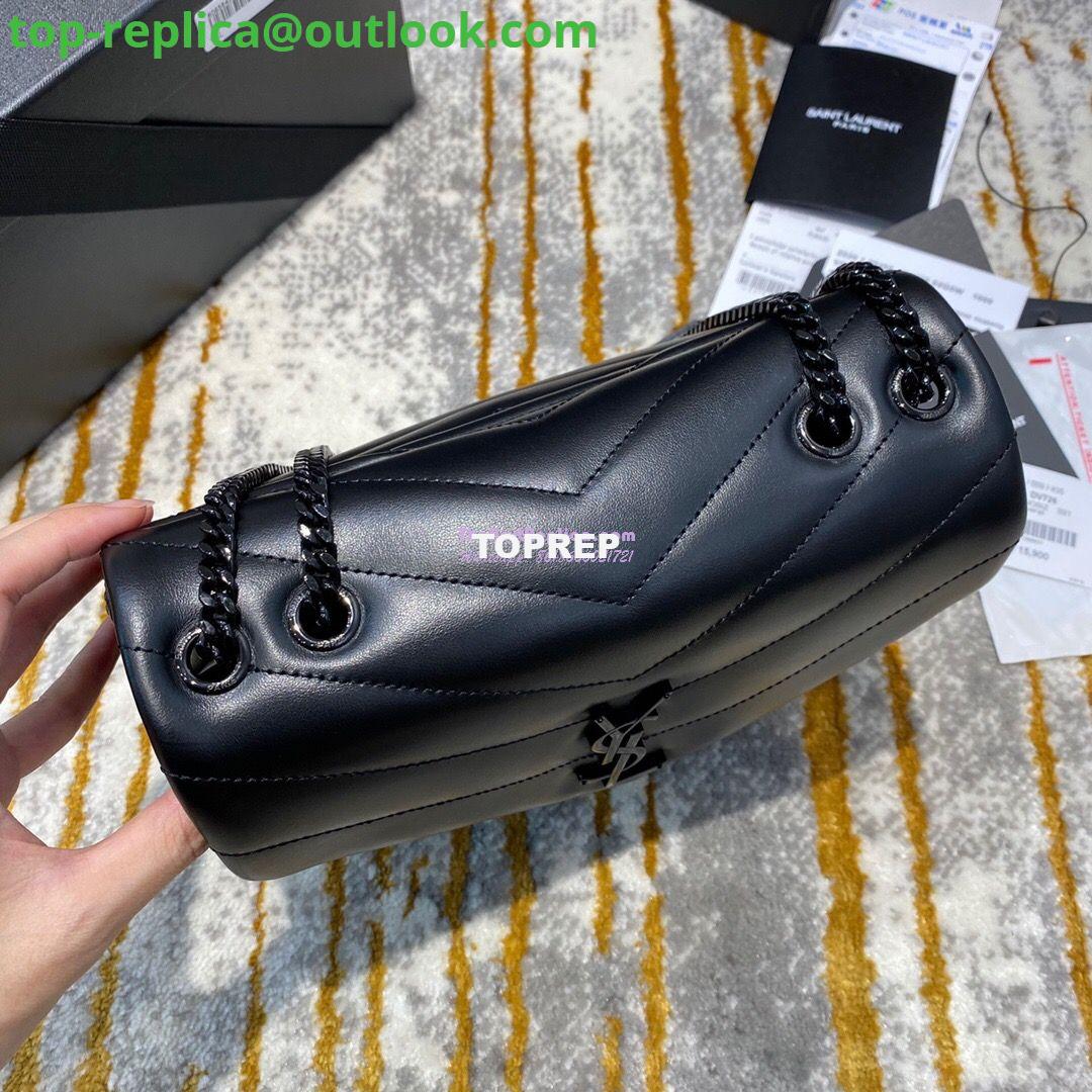 Replica Yves Saint Laurent YSL Loulou Small In Matelassé “Y” Leather Black Black Hardware 494699 5 Replica Yves Saint Laurent YSL Loulou Small In Matelassé “Y” Leather Black Black Hardware 494699 5