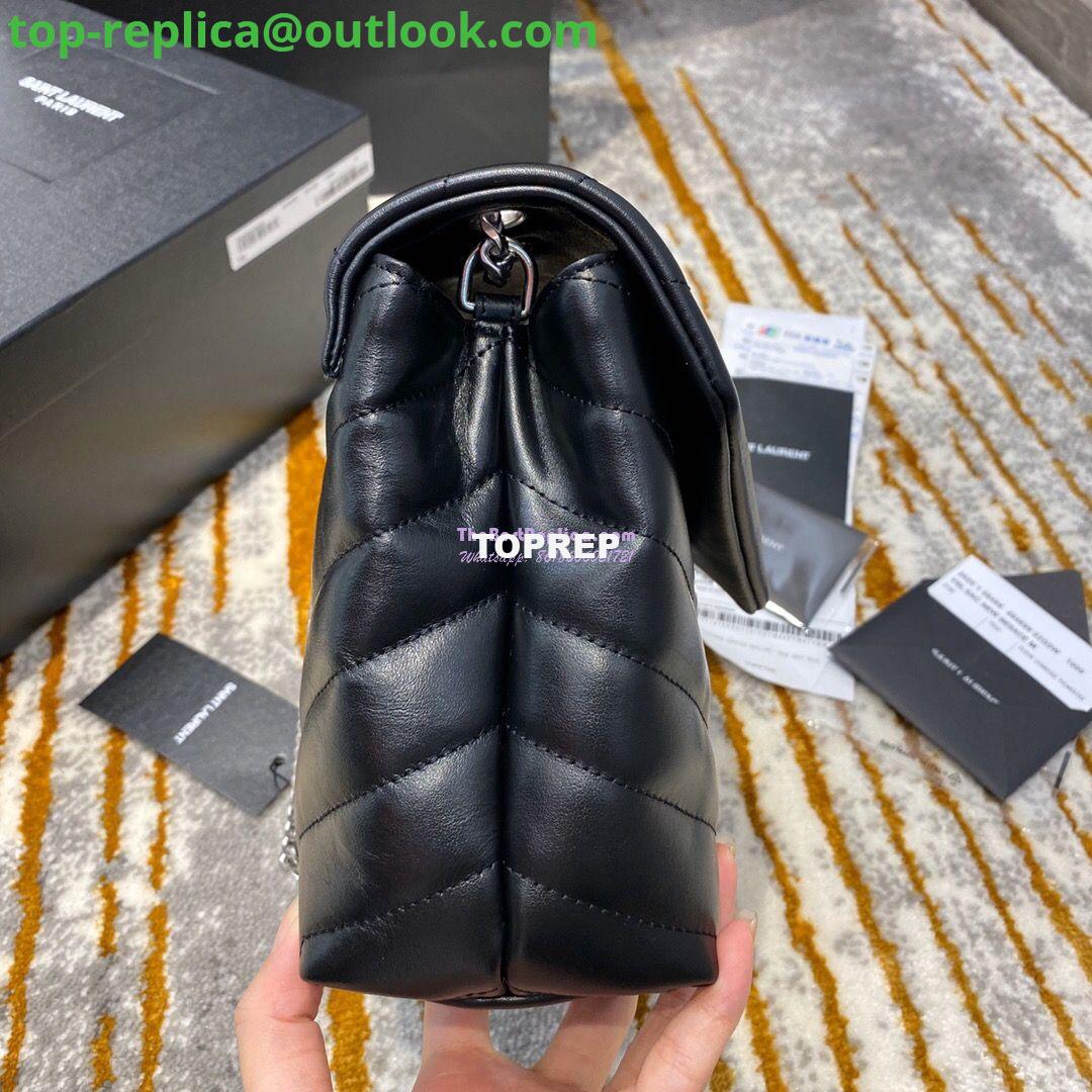 Replica Yves Saint Laurent YSL Loulou Small In Matelassé “Y” Leather Black Silver Hardware 494699 3 Replica Yves Saint Laurent YSL Loulou Small In Matelassé “Y” Leather Black Silver Hardware 494699 3