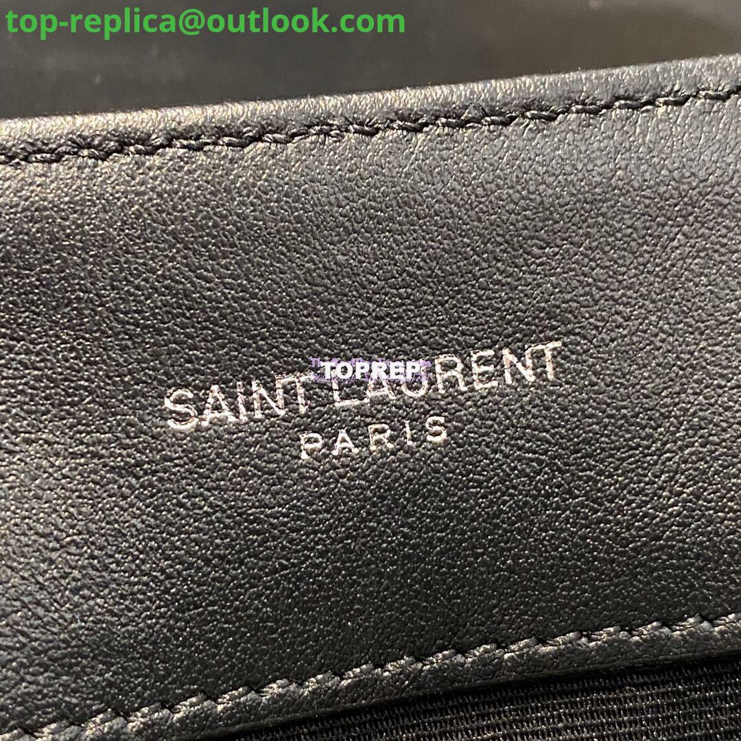 Replica Yves Saint Laurent YSL Loulou Small In Matelassé “Y” Leather Black Silver Hardware 494699 7 Replica Yves Saint Laurent YSL Loulou Small In Matelassé “Y” Leather Black Silver Hardware 494699 7