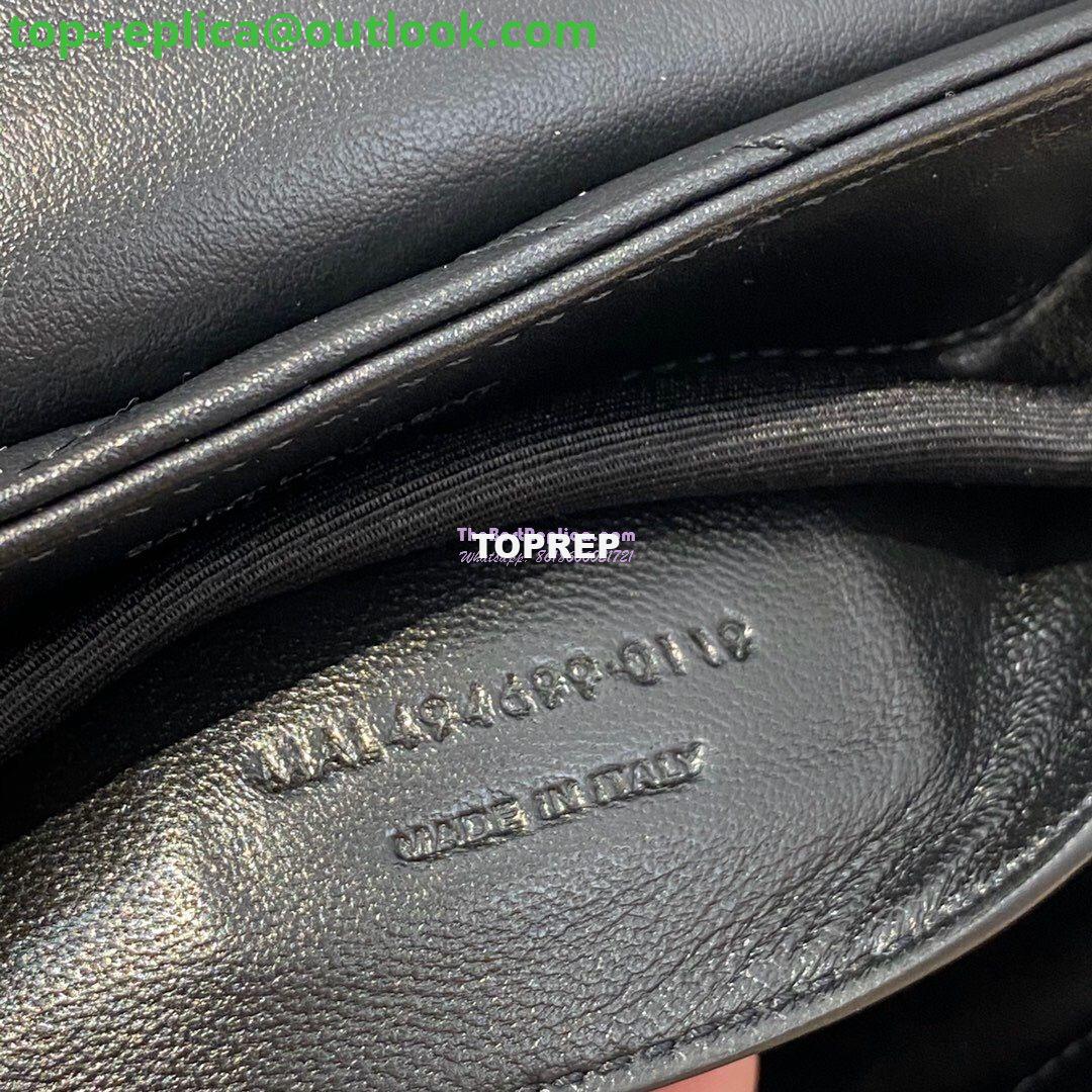 Replica Yves Saint Laurent YSL Loulou Small In Matelassé “Y” Leather Black Silver Hardware 494699 9 Replica Yves Saint Laurent YSL Loulou Small In Matelassé “Y” Leather Black Silver Hardware 494699 9