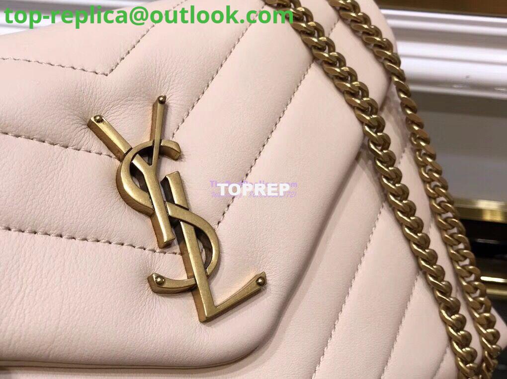 Replica Yves Saint Laurent YSL Loulou Small In Matelassé “Y” Leather Powder 494699 3 Replica Yves Saint Laurent YSL Loulou Small In Matelassé “Y” Leather Powder 494699 3
