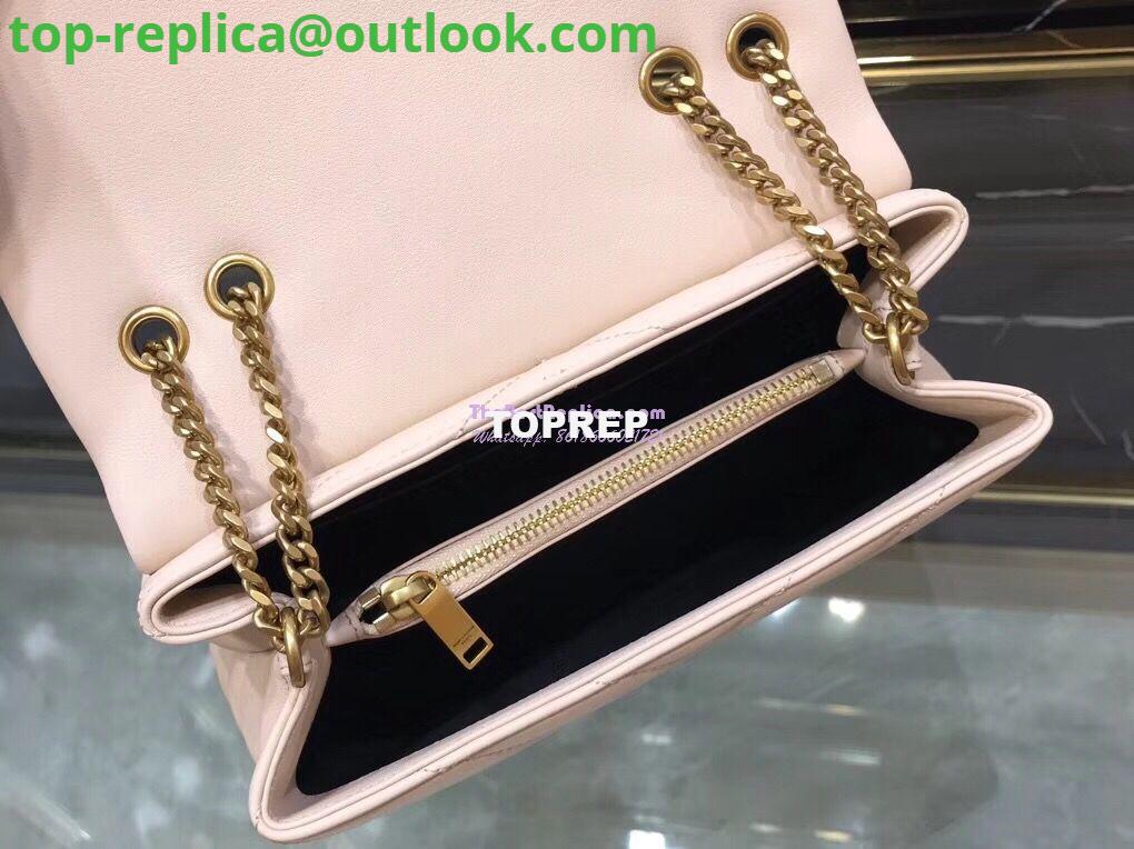 Replica Yves Saint Laurent YSL Loulou Small In Matelassé “Y” Leather Powder 494699 7 Replica Yves Saint Laurent YSL Loulou Small In Matelassé “Y” Leather Powder 494699 7