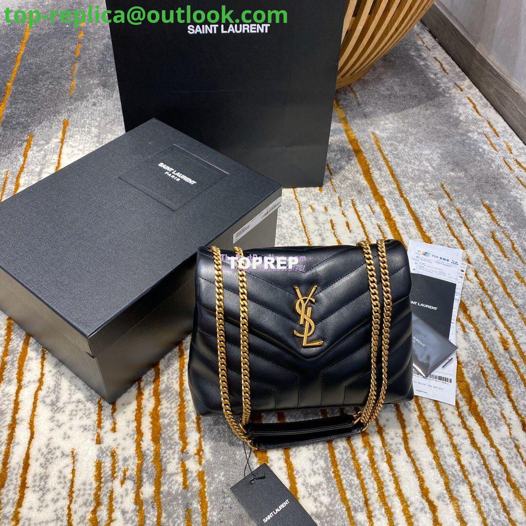 Replica Yves Saint Laurent YSL Loulou Small In Matelassé “Y” Leather Black 494699 Replica Yves Saint Laurent YSL Loulou Small In Matelassé “Y” Leather Black 494699