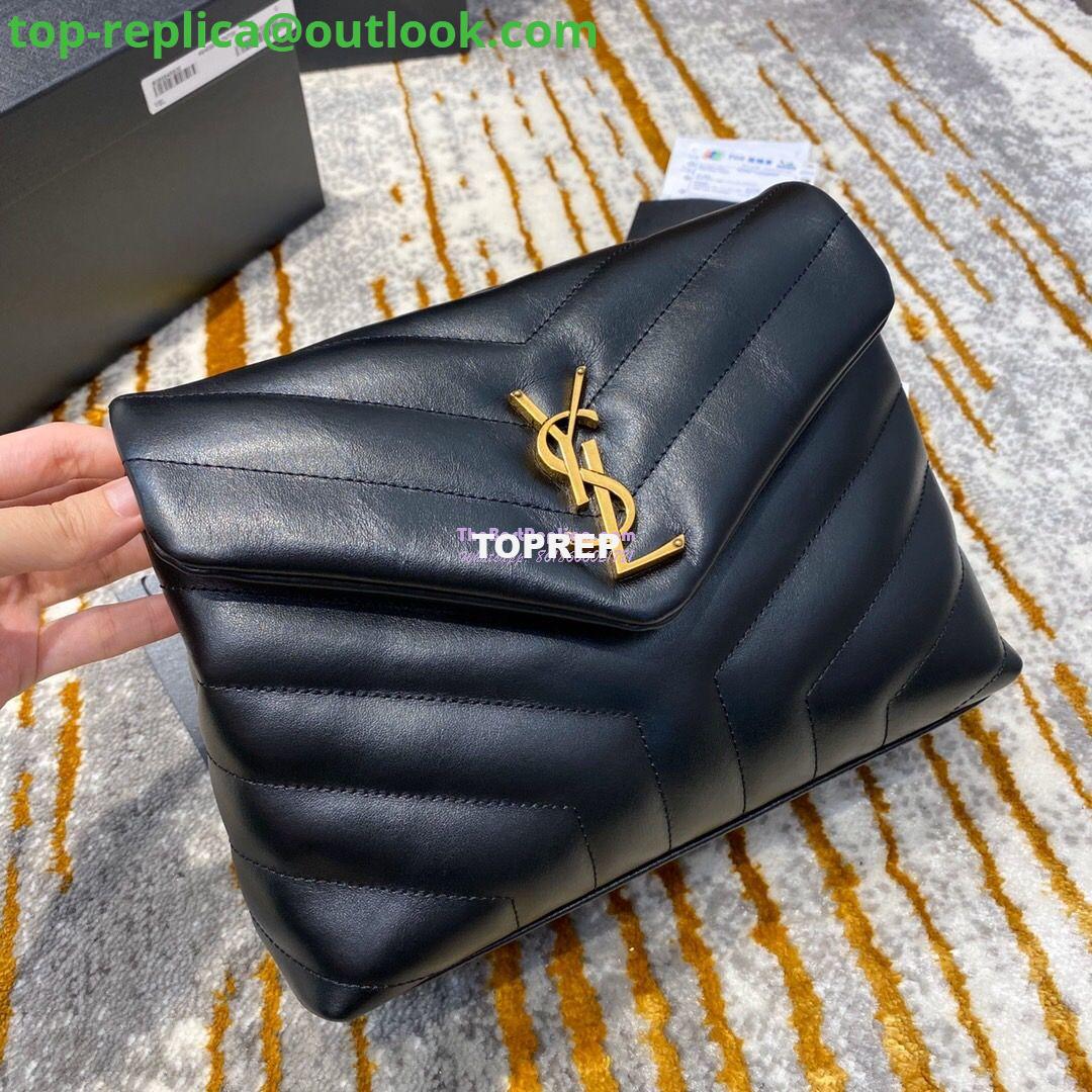 Replica Yves Saint Laurent YSL Loulou Small In Matelassé “Y” Leather Black 494699 2 Replica Yves Saint Laurent YSL Loulou Small In Matelassé “Y” Leather Black 494699 2