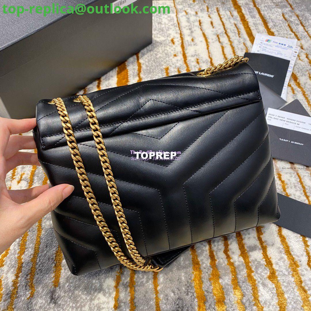 Replica Yves Saint Laurent YSL Loulou Small In Matelassé “Y” Leather Black 494699 3 Replica Yves Saint Laurent YSL Loulou Small In Matelassé “Y” Leather Black 494699 3