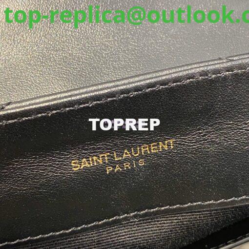 Replica Yves Saint Laurent YSL Loulou Small In Matelassé “Y” Leather Black 494699 7